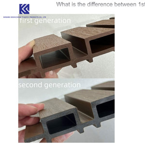 Ngoài trời không thấm nước vườn <span class=keywords><strong>WPC</strong></span> tấm Tường gỗ trang trí nội thất nhựa cho biệt thự căn hộ bên ngoài ốp rãnh bên ngoài siding tường - Product Image 2