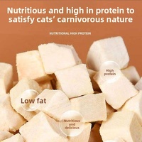 Vente en gros de snacks lyophilisés pour animaux de compagnie Snacks et nourriture pour chats Sacs cubes de poulet lyophilisés Snacks et nourriture pour chiens Personnalisé OEM