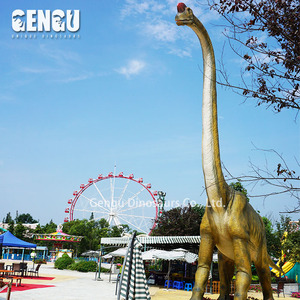 Cuộc sống-kích thước trong nhà kim loại Robot khủng long mô hình cổ dài cretaceous trung tâm mua sắm phiêu lưu công viên sân bay daycares trường - Product Image 4