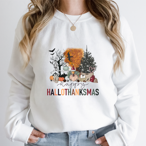 Happy hollogratsmas Logos DTF Santa Coffee Cup autunno natale Halloween festa del ringraziamento adesivo a trasferimento termico <span class=keywords><strong>per</strong></span> i vestiti - Product Image 5
