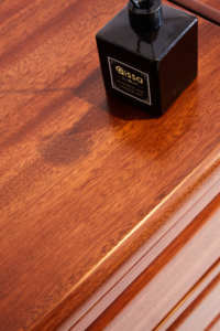 Cómoda Moderna de 5 Cajones, Mueble de Dormitorio Nórdico de Madera de Nogal, Gabinete de Almacenamiento Lateral para Decoración de Interiores, Gabinetes de Sala de Estar - Product Image 5