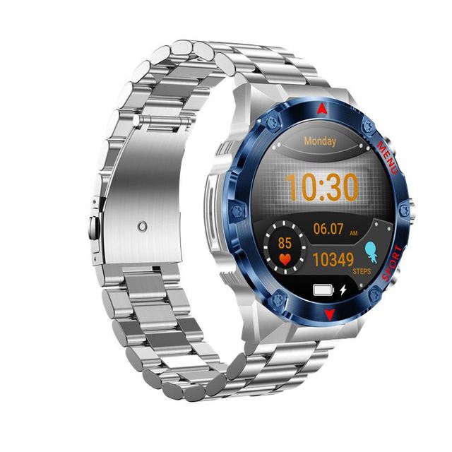 New H27 Smart Watch Outdoor Sports 1.43inches BT Call 400mAh Battery Health Heart Rate BP Monitoring Smart Watch