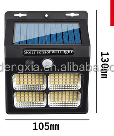 New Home 96LED 112LED Luz de pared con energía solar COB de detección humana para exteriores - Product Image 6