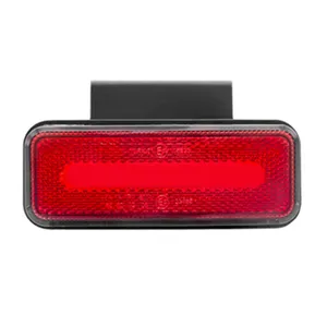 Luce di luce di posizione a LED 12V 24v pezzo E-MARK rosso ambra bianco contorno di estremità con riflettore per camion RV