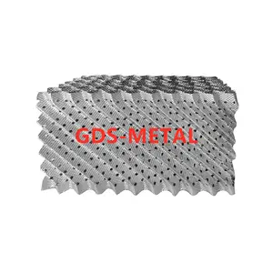 Gebreide Metalen Gaas Gestructureerde Verpakking Voor Destillatiekolom/Draadgaas Metaalgestructureerde Verpakking