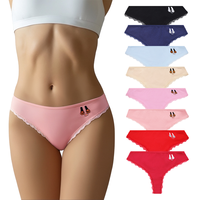 Magasin d'usine Morcoda : Lot de culottes string sexy et ajustées pour jeunes femmes, personnalisables et abordables, en plusieurs couleurs.
