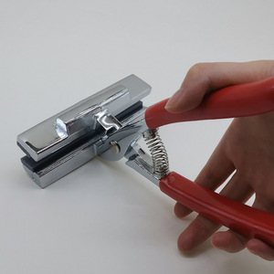 Pince à toile en acier inoxydable, largeur de mâchoire 1 pouce, pointe lisse pour la peinture et le tendage - Product Image 1