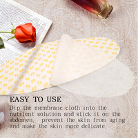 60gsm impression personnalisée spunlaced produits non tissés polyester tissu spunlace tissu visage corps masque ventre masque pour masque abdominal