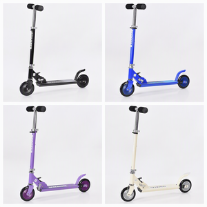 Toptan ayarlanabilir gidon <span class=keywords><strong>Scooter</strong></span> çocuklar 2 büyük tekerlekler çocuk <span class=keywords><strong>Scooter</strong></span> sağlam çelik çerçeve katlanabilir Kids 'itme skuter - Product Image 3