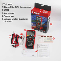 UNI-T UT89X Multimeter Digital True RMS NCV Tester AC DC Voltmeter Ammeter Pengukur Kapasitansi Frekuensi Resistansi Suhu