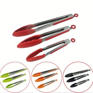 ชุดคีมคีบอาหารทำจากสเตนเลสใช้ซ้ำได้สำหรับทำอาหารในห้องครัว - Product Image 1