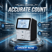WEIAI Automatic Cell Counter 5-Well AI Image Cell Viability Analyzer Cell Therapy Vaccine Development Lab Automated Cell Counter