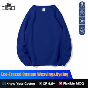 Sweat-shirts à capuche personnalisés pour hommes, 400g, en polaire, col rond, coupe oversize, pull tricoté en coton uni, <span class=keywords><strong>surchemise</strong></span> d'automne - Product Image 2