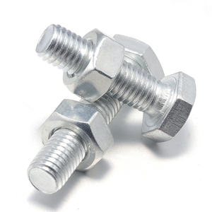 Tornillo de Cabeza Hexagonal Externa de Acero Inoxidable SS 316 Gr8.8, Galvanizado en Caliente - Product Image 1