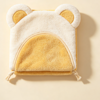 Serviette murale KEDI en polaire corail, motif floral, absorbante, douce pour les mains, pour salle de bain