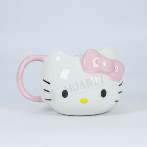 Tazza <span class=keywords><strong>da</strong></span> <span class=keywords><strong>Caffè</strong></span> in Ceramica per Bambini a Forma di Gatto 3D, Regalo Promozionale, Simpatica Tazza per Latte e Colazione in Porcellana - Product Image 6