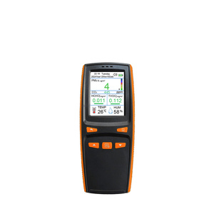 Chất lượng không khí Meter chuyên nghiệp Carbon Dioxide CO2 <span class=keywords><strong>PM2.5</strong></span> <span class=keywords><strong>PM10</strong></span> formaldehyde TVOC màn hình với dữ liệu xuất khẩu tải về - Product Image 1