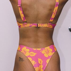 Nouvelle Collection 2025 – Maillot de Bain Deux Pièces Personnalisé Sexy Halter String Thongs Bikini Uni Push-up – Service OEM Disponible - Product Image 4