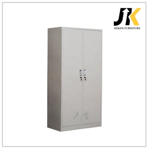 Muebles de Dormitorio Armario Locker de Acero <span class=keywords><strong>con</strong></span> 2 Puertas Armadio Gabinete para Zapatos Ropero Metálico Almirah <span class=keywords><strong>con</strong></span> <span class=keywords><strong>Espejo</strong></span> Organizador - Product Image 2
