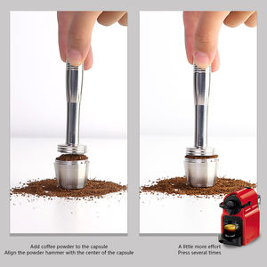 Filtre à café en capsule rempli d'acier inoxydable réutilisable écologique Version graisse pour machine à café <span class=keywords><strong>Nespresso</strong></span> Nestlé - Product Image 5