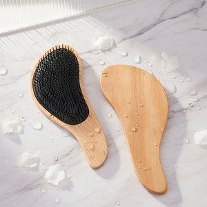 Peigne professionnel en bambou à coussin d'air, à dents souples, <span class=keywords><strong>pour</strong></span> massage capillaire et soin des méridiens, usage domestique, 20 cm, TT Comb, portable <span class=keywords><strong>pour</strong></span> le voyage - Product Image 3