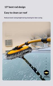 Wholesale Car Cleaning <b>Brush</b> Telescopic Aluminum Long Handle Manual Adjustable Length Mop Auto Accessories Yellow - Product Image 4