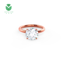 Betterstar IGI GIA Zertifiziert Laborgezüchteter Diamantschmuck 18k Massivgold Weißgold Ringe Runder Brillant Schliff Diamantring