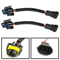 Connecteur de fil de voiture, adaptateur de prise de câble pour phare antibrouillard LED HID, ampoule de phare à Led, H8 H9 H11