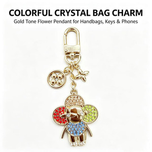 Fashion Exquisite Accessories handbag Accessories luxury brand Keychain Women Purse Wallet Girls Car <b>Key</b> <b>Ring</b> <b>Bag</b> Charms - Product Image 4