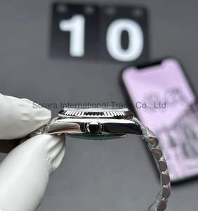 นาฬิกาข้อมือสแตนเลสสตีลแบบกำหนดเองพร้อมโลโก้ OEM สายหนัง กลไก SEIKO หน้าปัดเรืองแสง กันน้ำ สำหรับผู้ชาย - Product Image 6