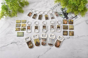 Porte-clés personnalisé <span class=keywords><strong>Frida</strong></span> Van Gogh, porte-clés en métal, ouvre-bouteille, porte-clés peinture, porte-clés avec logo - Product Image 2