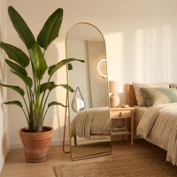 Miroir sur pied décoratif grand format personnalisé 160*50 cm pour salle de bain, hôtel, salon, maison