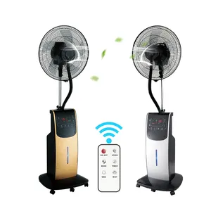 Enfriador de aire de alta calidad, humidificador de pie doméstico, ventilador de niebla con pulverizador de ventilador de niebla de agua remoto