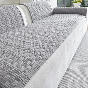 <b>Sofa</b> <b>Cover</b> 145-185CM Non-Slip Striped Solid Color All Season <b>Sofa</b> Cushion General Use - Product Image 4