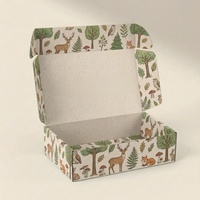 Boîtes d'emballage personnalisées en promotion, emballage pour bijoux, petite boîte d'expédition, logo personnalisé, boîte à courrier en carton ondulé, carton recyclé