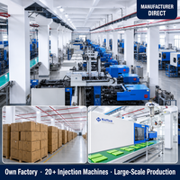 Ensemble WC portable en plastique deux pièces, support de papier toilette, structure robuste, style classique, usage domestique universel - Vente en gros usine