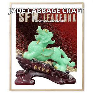 Bắp cải nhựa bức tượng động vật vẽ tay nghệ thuật dũng cảm mở Quà Tặng trăm sự giàu có Pi xu nhà máy thủ công trực tiếp một mảnh - Product Image 2