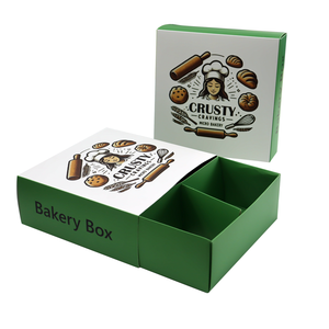 Cajas de Papel Ecológicas Reciclables para Alimentos con Impresión de Logotipo, Cajas Rígidas Plegables para Pasteles, <span class=keywords><strong>Galletas</strong></span>, Pan, Repostería y <span class=keywords><strong>Donuts</strong></span> - Product Image 2