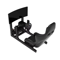 Cockpit de simulateur de course CAMMUS SS15 avec siège, chaise de jeu et support pour écran et volant