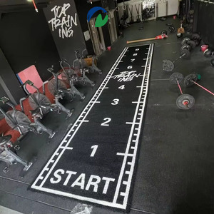 MCG Tappeto in Erba Sintetica ad Alta Densità in PE per Palestra Indoor con Scala per Sled per Pista da Corsa - Product Image 1