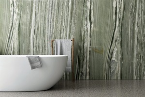 Moderno <span class=keywords><strong>Marmo</strong></span> Onda <span class=keywords><strong>Verde</strong></span> Design Lucidato <span class=keywords><strong>Verde</strong></span> <span class=keywords><strong>Verde</strong></span> Lastra di <span class=keywords><strong>Marmo</strong></span> per la Parete del Pavimento Interno - Product Image 5
