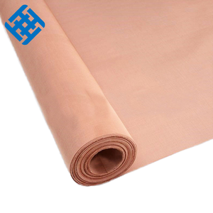 Nhà Máy Cung Cấp Dệt Dây Lưới Đồng Màu Đỏ Phosphor Lưới Đồng <span class=keywords><strong>Brass</strong></span> Dây Lưới Cho Che Chắn Lọc Faraday Lồng Trang Trí - Product Image 3