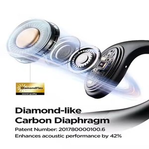 もう1つS51オープンイヤーヘッドフォン,軽量セキュアフィットオープンイヤーイヤフォンワイヤレス<span class=keywords><strong>Bluetooth</strong></span> 40hプレイタイムベースもっと見る - Product Image 5