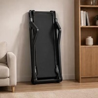 Caminadora Plegable que Ahorra Espacio ZB-HTD-16 para Gimnasio en Casa, Almacenamiento Debajo del Sofá, Máquina Eléctrica para Caminar y Correr, Carga Máxima de 150 kg