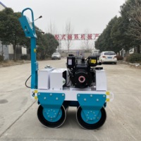 Mini Compacteur Vibratoire Autoporté Hydraulique de 0,5 Tonne pour Béton, Sol et Asphalte