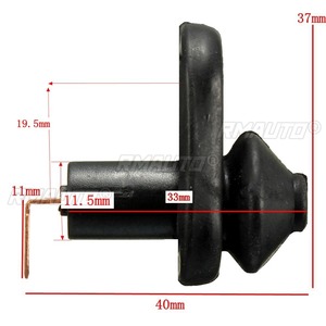 Universal Car Vehicle Interior <b>Door</b> Courtesy <b>Light</b> Lamp <b>Switch</b> Button Part Black - Product Image 6