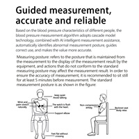 Montre Connectée Intelligente VS17 AMOLED ECG PPG avec Pompe à Air et Coussin Gonflable, Mesure Réelle et Précise de la Tension Artérielle, Suivi de Santé et Podomètre