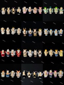 Vêtements Sonny Angel originaux, fabrication de porte-clés personnalisés, boîte de 12 Sonny Angel, accessoires de robe de fée, vente en gros - Product Image 6