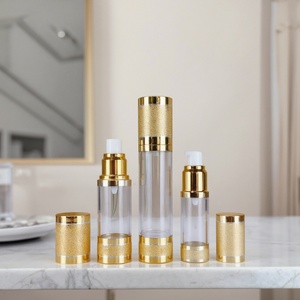 Skin Care Lotion 15Ml 30Ml 50Ml 80Ml 100Ml 120Ml 150Ml 200Ml Luxury White Clear Plastic Airless <b>Pump</b> <b>Bottle</b> for Serum Essential - Product Image 5