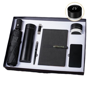 Cadeaux <span class=keywords><strong>de</strong></span> Noël 2023 <span class=keywords><strong>entreprise</strong></span> logo personnalisé a5 pu cuir cahier stylo tasse cadeau ensemble promotionnel 7 en 1 articles cadeaux - Product Image 1